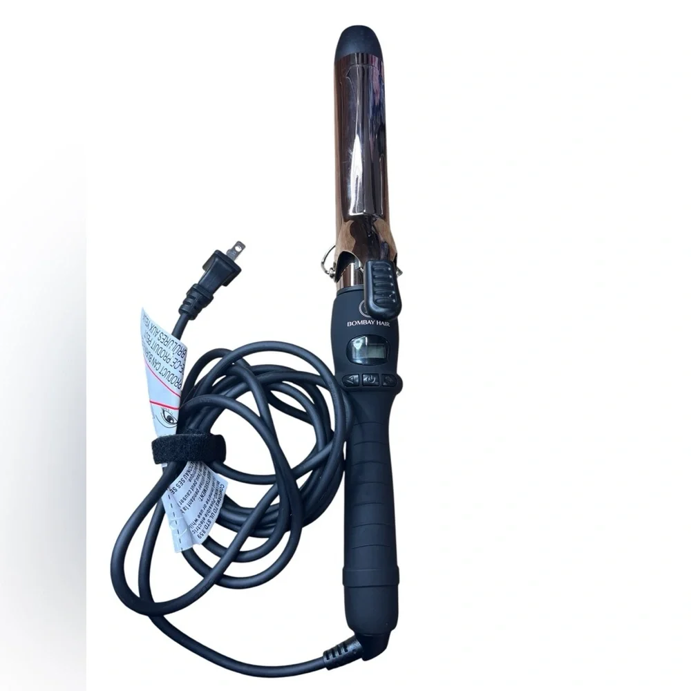 Bombay Hair 1.25” Titanium Curling Iron Rose Gold Dual Voltage 32mm
